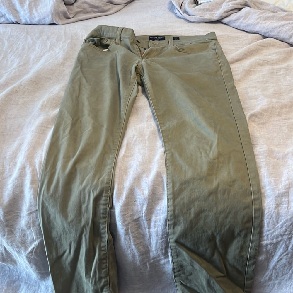 Lucky brand men’s khakis, slim straight, 30/30